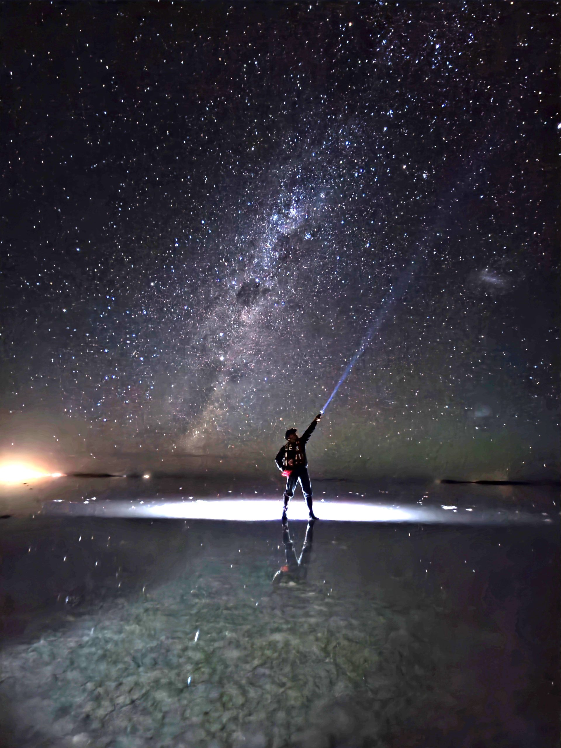 Amanecer con estrellas